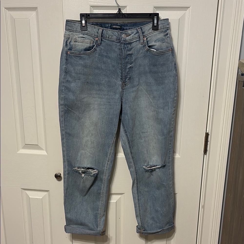 Wild Fable Super High-Rise Distressed Jeans